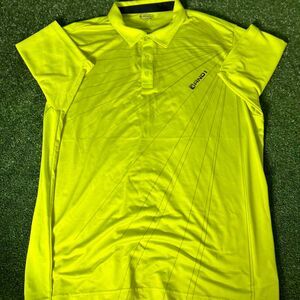 And1 Men's Yellow and Green Polo-shirts